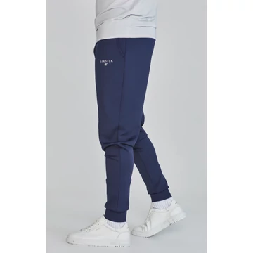 Siksilk Navy Essentials Poly Track Pants