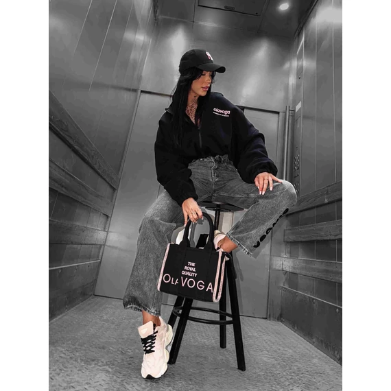 Olavoga Tulip cipzáros pulóver