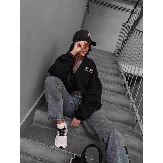 Olavoga Tulip cipzáros pulóver